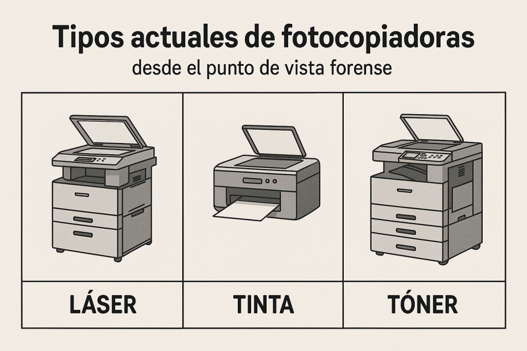 Tipos Actuales De Fotocopiadoras Desde El Punto De Vista Forense 1 Tipos Actuales De Fotocopiadoras Desde El Punto De Vista Forense