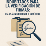 Selección De Documentos Indubitados Para La Verificación De Firmas