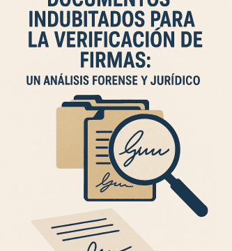 Selección De Documentos Indubitados Para La Verificación De Firmas