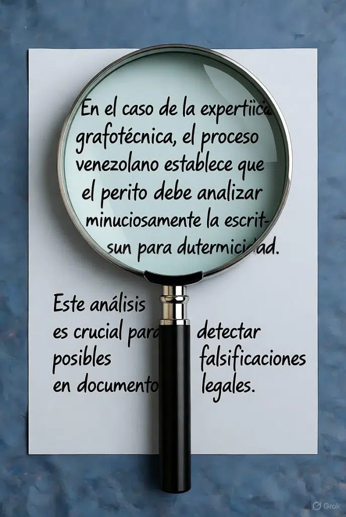 La Experticia Grafotécnica En El Proceso Venezolano