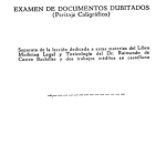 Examen De Documentos Dubitados Del Dr. Rafael Fernández Ruenes