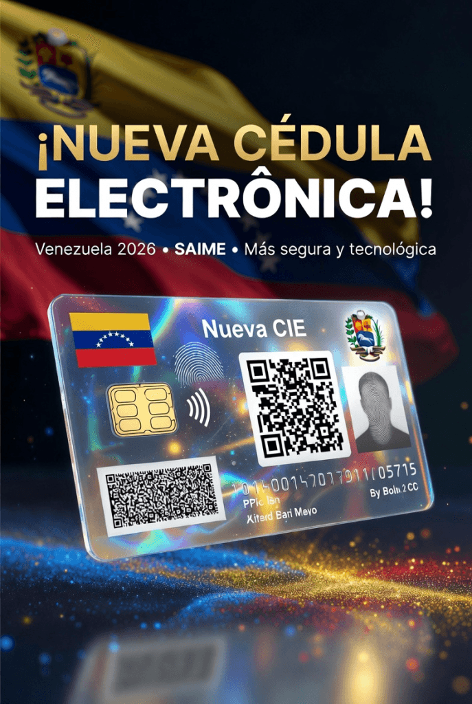 La Nueva Cédula De Identidad Electrónica En Venezuela 2026