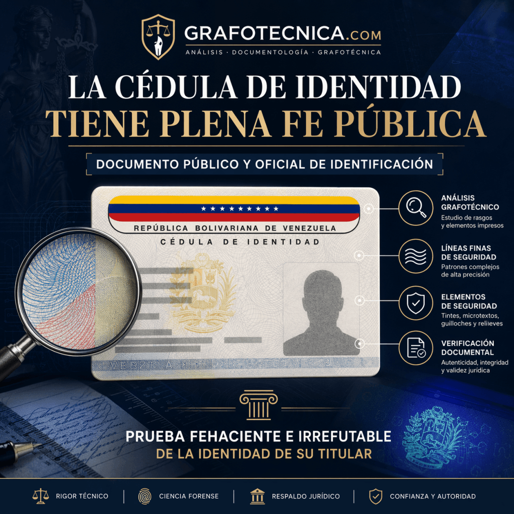 Valor Jurídico Y Fuerza Probatoria De La Cédula De Identidad