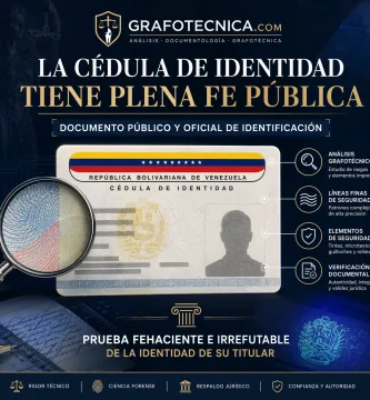 Valor Jurídico Y Fuerza Probatoria De La Cédula De Identidad