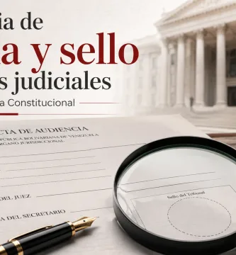 La Ausencia De Firma Y Sello En Actas Judiciales: Criterio De La Sala Constitucional