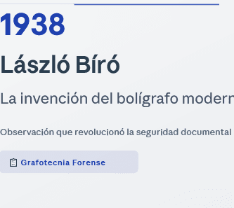 László Bíró Y El Bolígrafo Moderno — Origen De La Escritura Segura