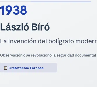 László Bíró Y El Bolígrafo Moderno — Origen De La Escritura Segura