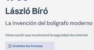 László Bíró Y El Bolígrafo Moderno — Origen De La Escritura Segura