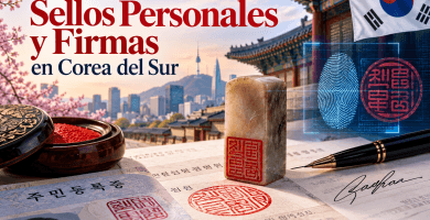 Sistema De Sellos Personales Y Firmas En Corea Del Sur